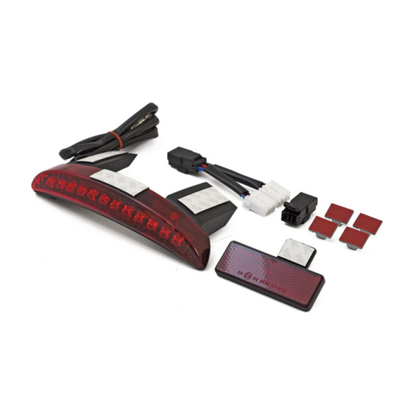 CHOPPED FENDER EDGE LED TAILLIGHT. SMOKE LENS RED LENS. FITS WITH ''CH 920666