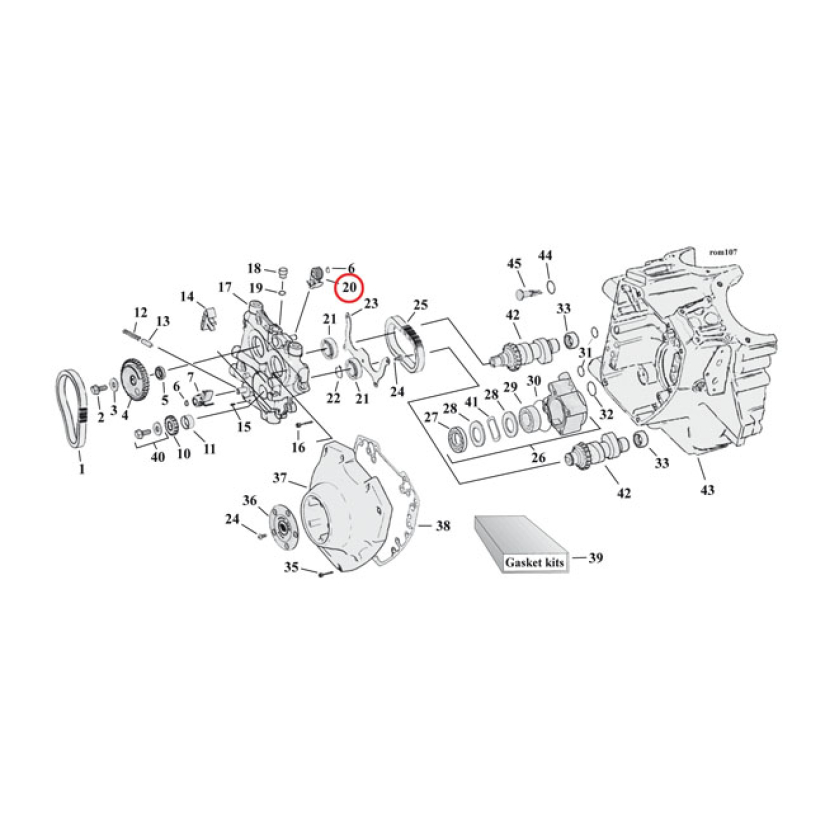 CHAIN TENSIONER, SECOND.CAM CHAIN(INNER) 921173