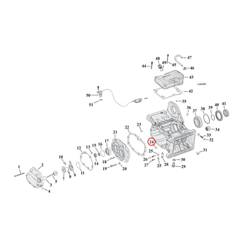 ROLL PIN, TRANSMISSION 921208