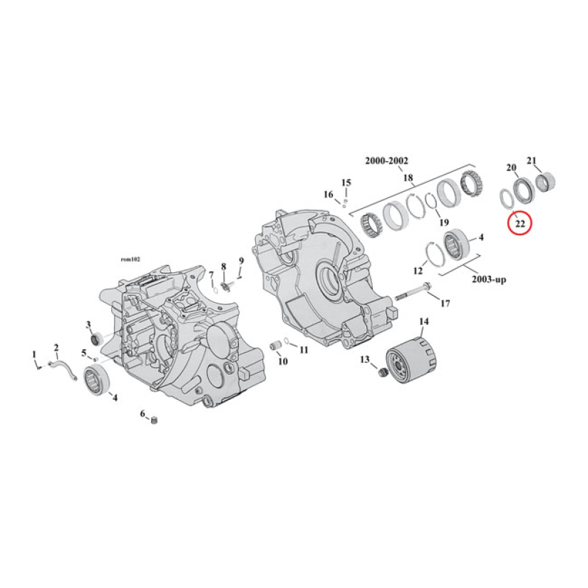 THRUSTWASHER, SPROCKET SHAFT BEARING 1 USED. OEM REPLACEMENT REFERENCE 921359
