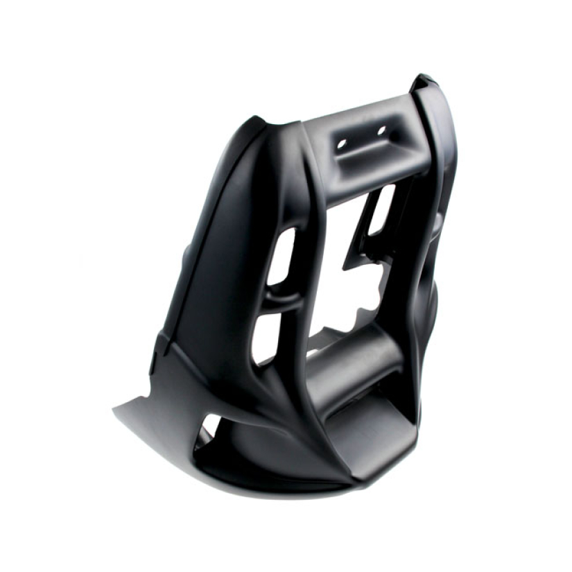 CULT-WERK, RADIATOR COVER ''RACING''. MATTE BLACK UNPAINTED MATTE BLAC 921672