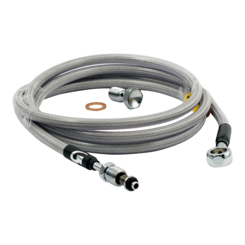 GOODRIDGE HYDRAULIC CLUTCH LINE KIT 62", CLEAR COATED PRE-ASSEMBLED CL 921918