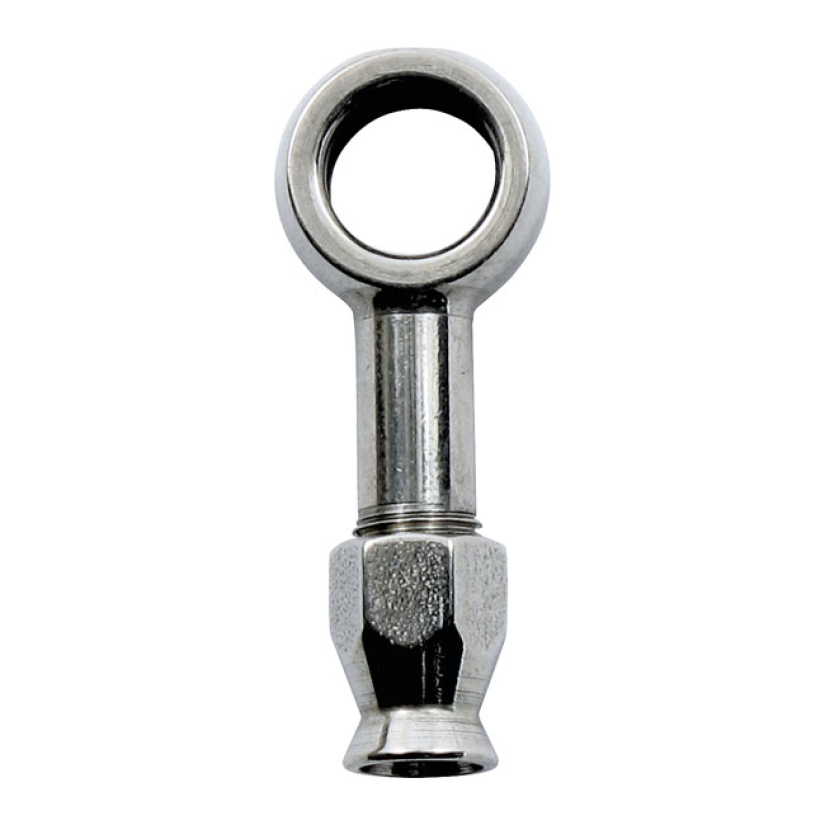GOODRIDGE BANJO 3/8" STRAIGHT. CHROME BANJO FITTING CHROME 921937