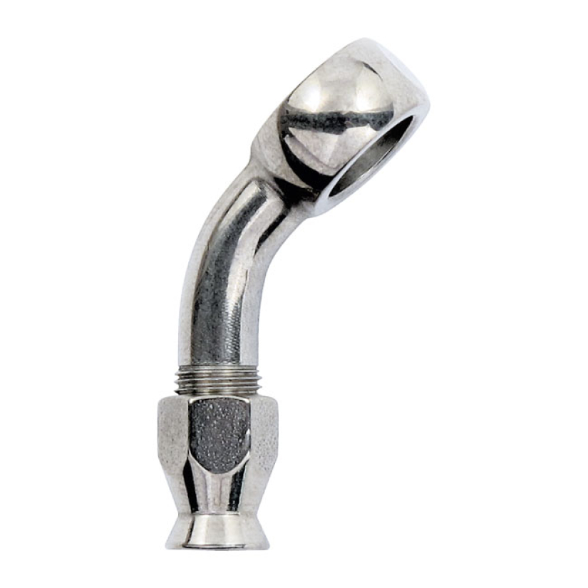 GOODRIDGE BANJO 3/8" 45 DEGREES. CHROME BANJO FITTING CHROME 921939