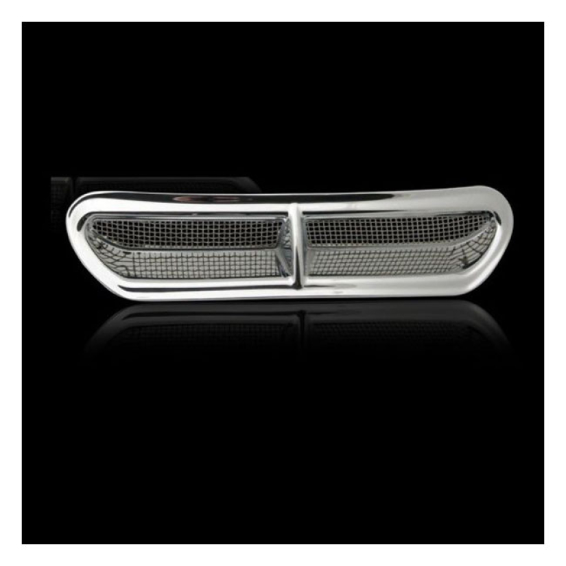 CUSTOM DYNAMICS. FAIRING VENT COVER - CHROME 922696