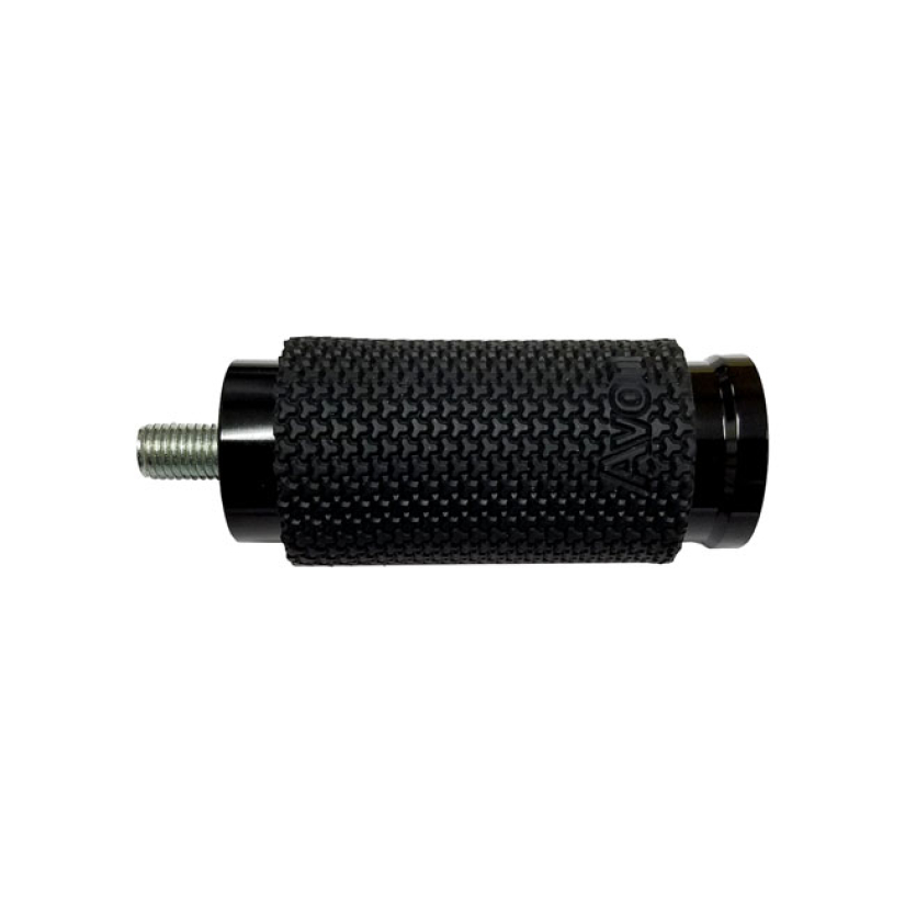 AVON SHIFT / BRAKE PEG MEMORY FOAM, BLACK ANODIZED BILLET 6061 ALUMINU 923638