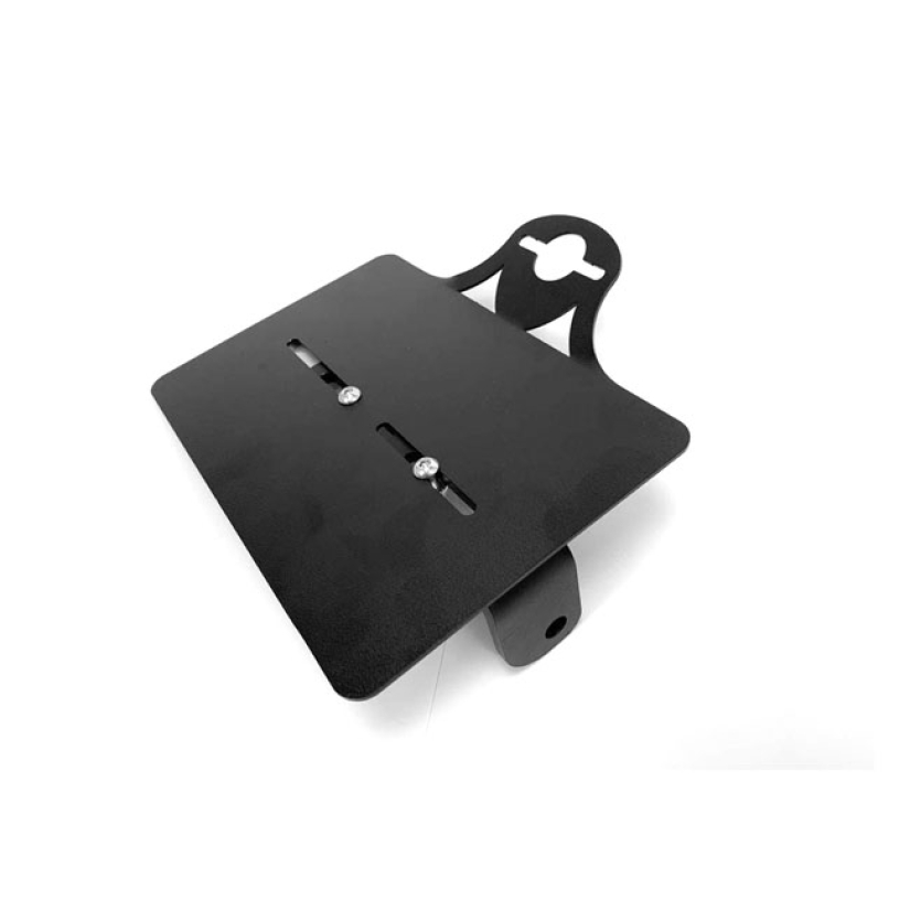 WESTLAND CUSTOMS, SIDE MOUNT LICENSE PLATE BRACKET NL/B BLACK. DESIGNE 923745