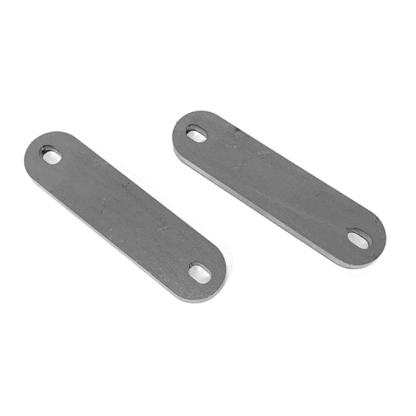 WESTLAND CUSTOMS, FLAT STEEL TABS 3X25X100MM. 10.5MM HOLES UNIVERSAL L 923863
