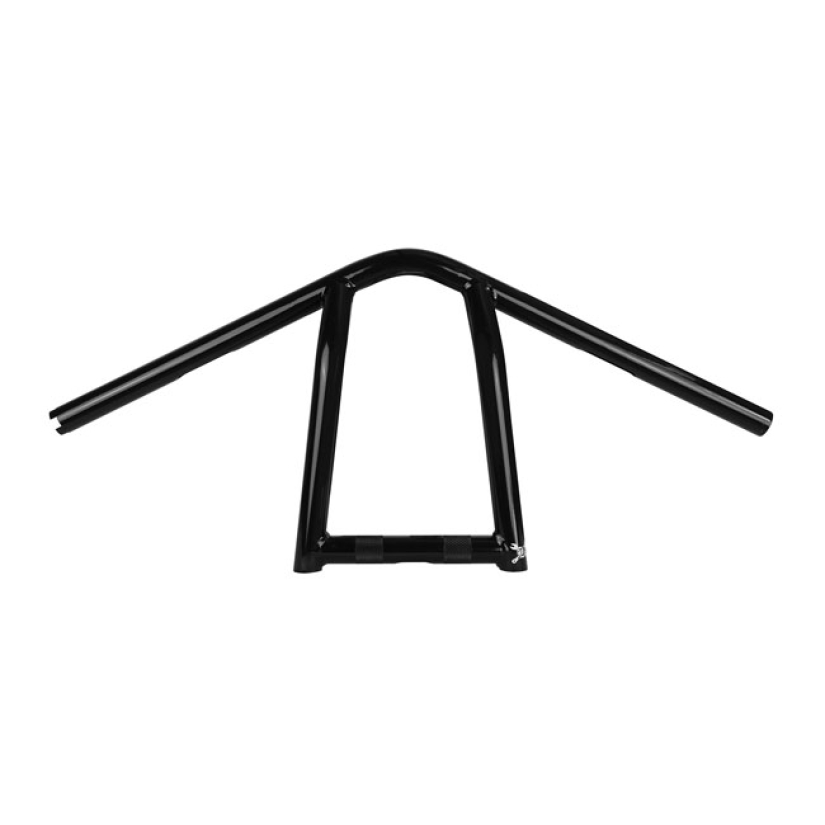 BURLY, THE JIM 1" HANDLEBAR 11" HIGH. BLACK BLACK POWDER COATED FINISH 925587