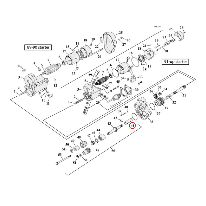 COUPLING, STARTER TO STARTER SHAFT 926164