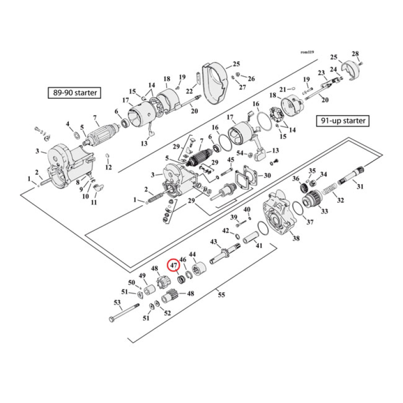 SPRING, STARTER GEAR 926180