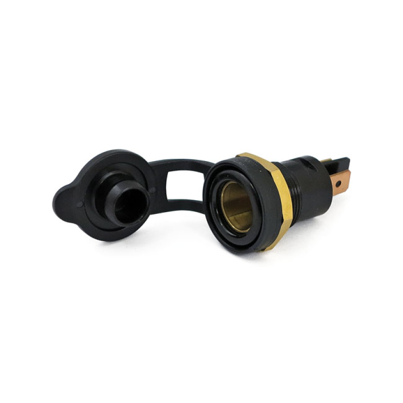 POWER POINT WITH DUST COVER PLASTIC HOUSING; SPADE CONNECTORS UNIVERSA 926612