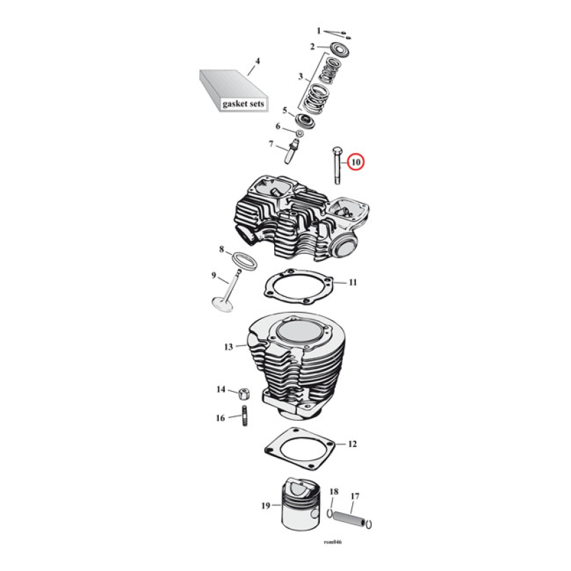 HEAD BOLT KIT, ALLEN 927017