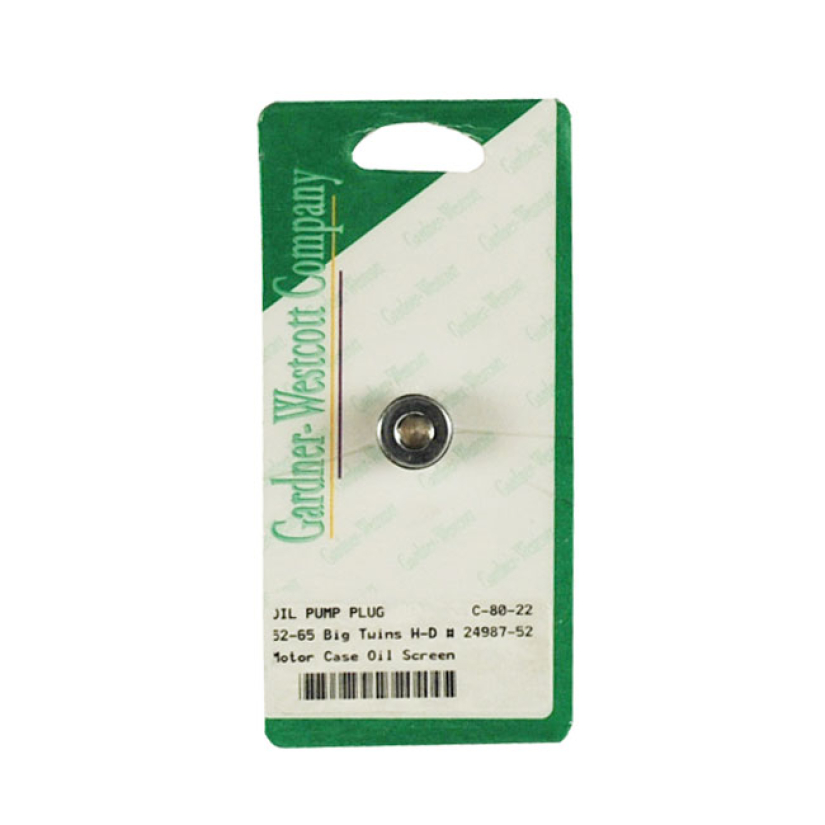 ALLEN PLUG, OIL SCREEN CRANKCASE 927022