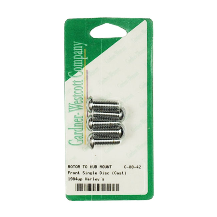 BRAKE ROTOR BOLT KIT, CHROME BUTTONHEAD 927042