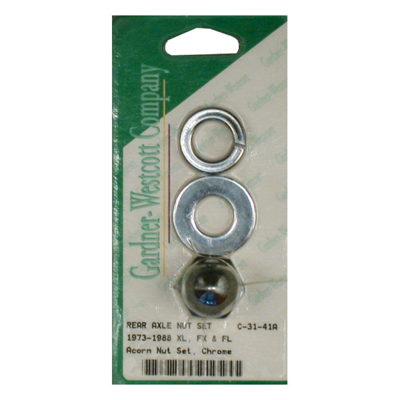 REAR ACORN AXLE NUT SET, REAR WHEEL 927141