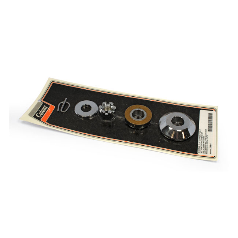 COLONY AXLE SPACER KIT FRONT, SMOOTH CHROME 00-03 FLSTSI (NU) 929599