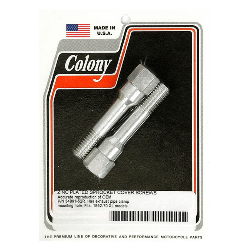 COLONY, SPROCKET COVER MOUNT KIT. ZINC WITH EXTRA CLAMP MOUNT. OEM STY 929713