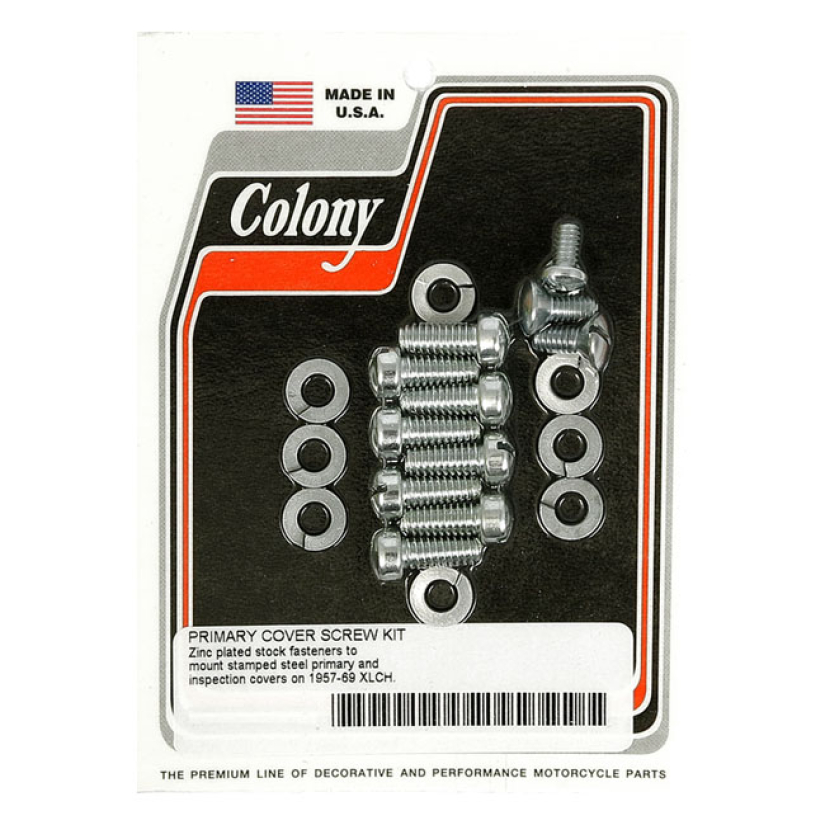 COLONY PRIMARY MOUNT KIT SLOTTED HEAD, ZINC FITS PRIMARY COVER; INSPEC 929770
