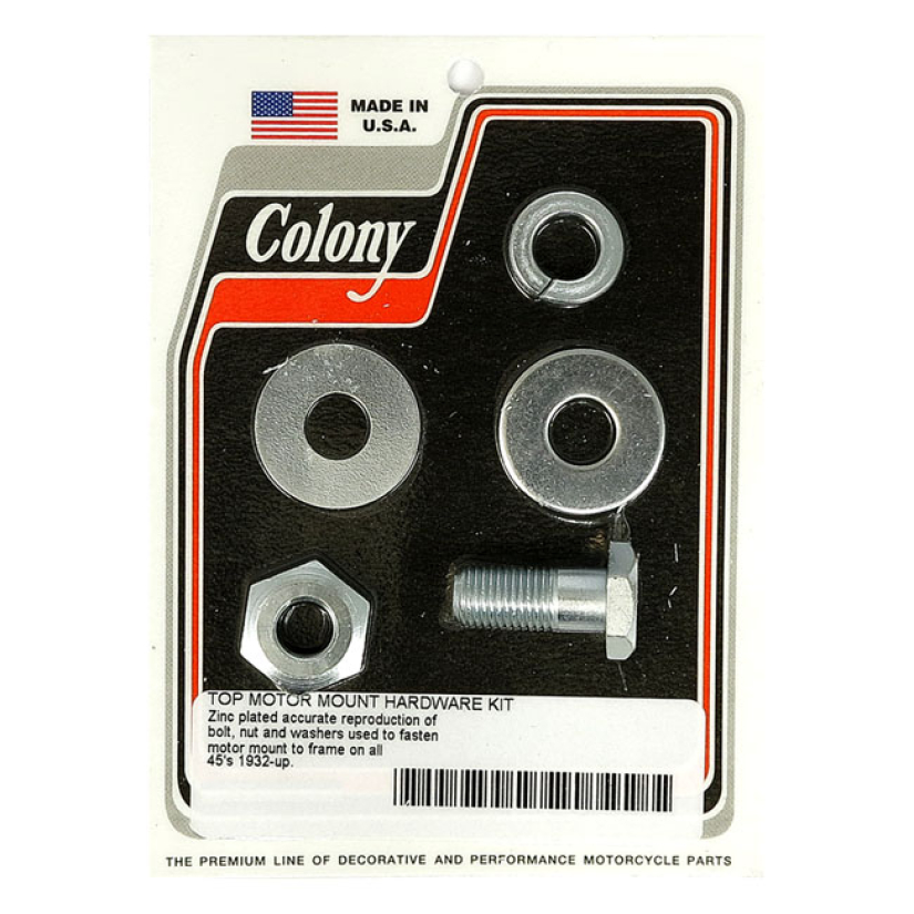 COLONY UPPER MOTOR MOUNT KIT ZINC 32-73 45" SV (NU) 929828