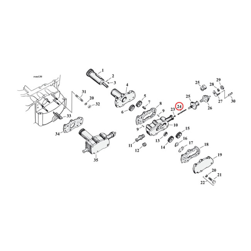 SPRING, CHECK VALVE OIL PUMP 930115