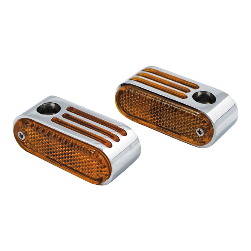 LANGO SIDE LIGHTERS, TURN SIGNALS. AMBER LENS 930695