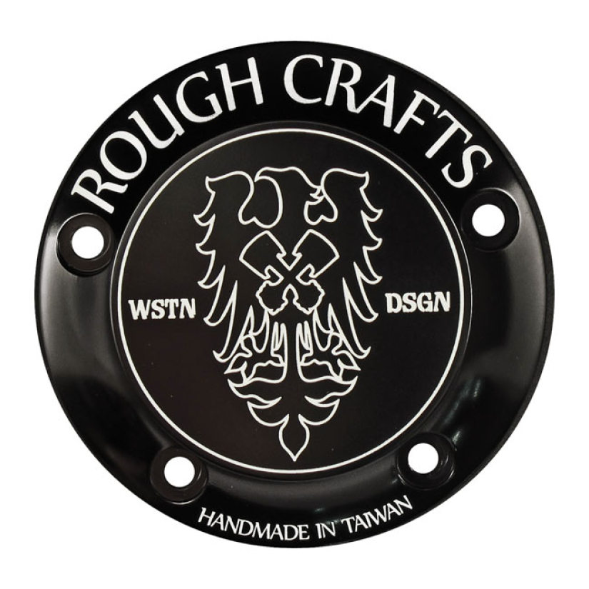 ROUGH CRAFTS, POINT COVER. 5 HOLE, BLACK BLACK ANODIZED; WITH CONTRAST 933814