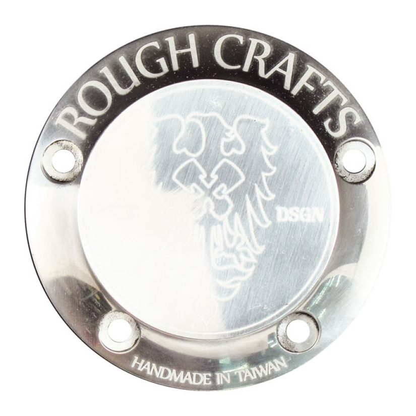 ROUGH CRAFTS, POINT COVER. 5-HOLE, POLISHED POLISHED; WITH ENGRAVING. 933815