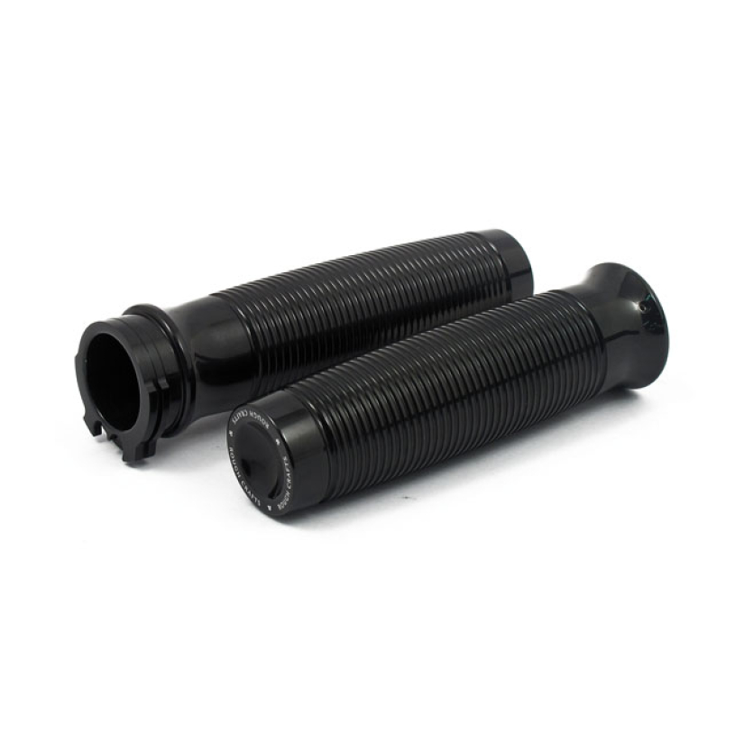 ROUGH CRAFTS, GROOVE GRIPS FOR 1" HANDLEBARS. BLACK 933819