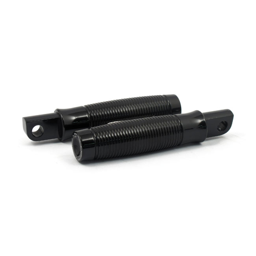 ROUGH CRAFTS, GROOVE FOOTPEGS. BLACK 933822