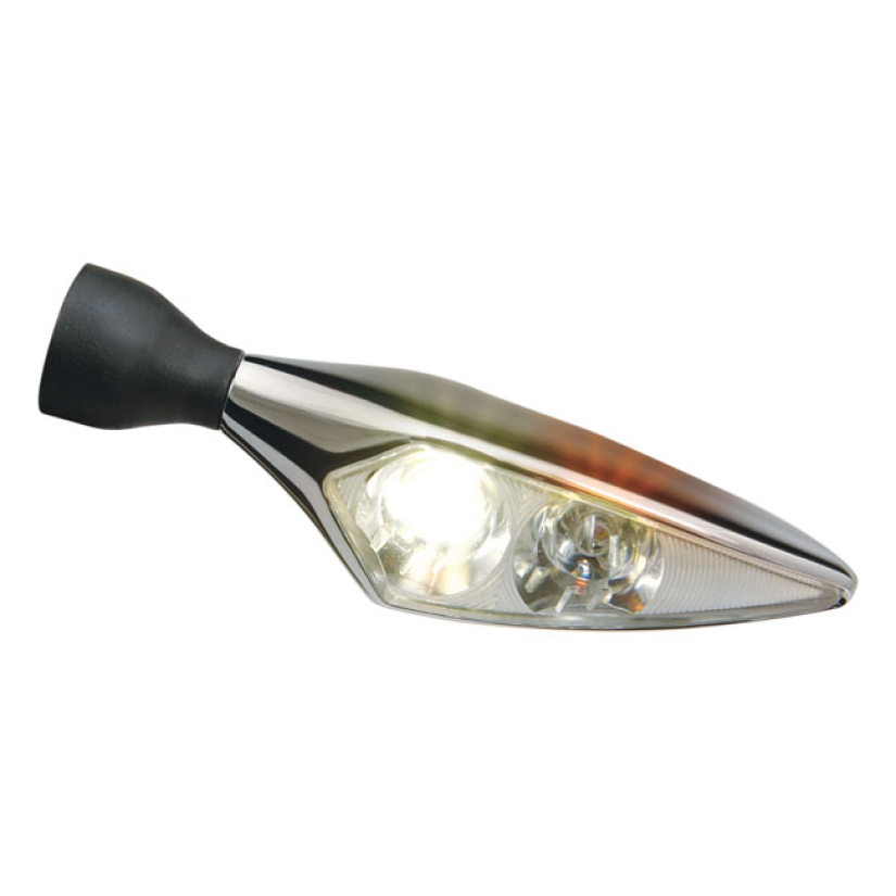 KELLERMANN, MICRO RHOMBUS POSITION LIGHT TURN SIGNAL. FL CHROME.  FRON 934792