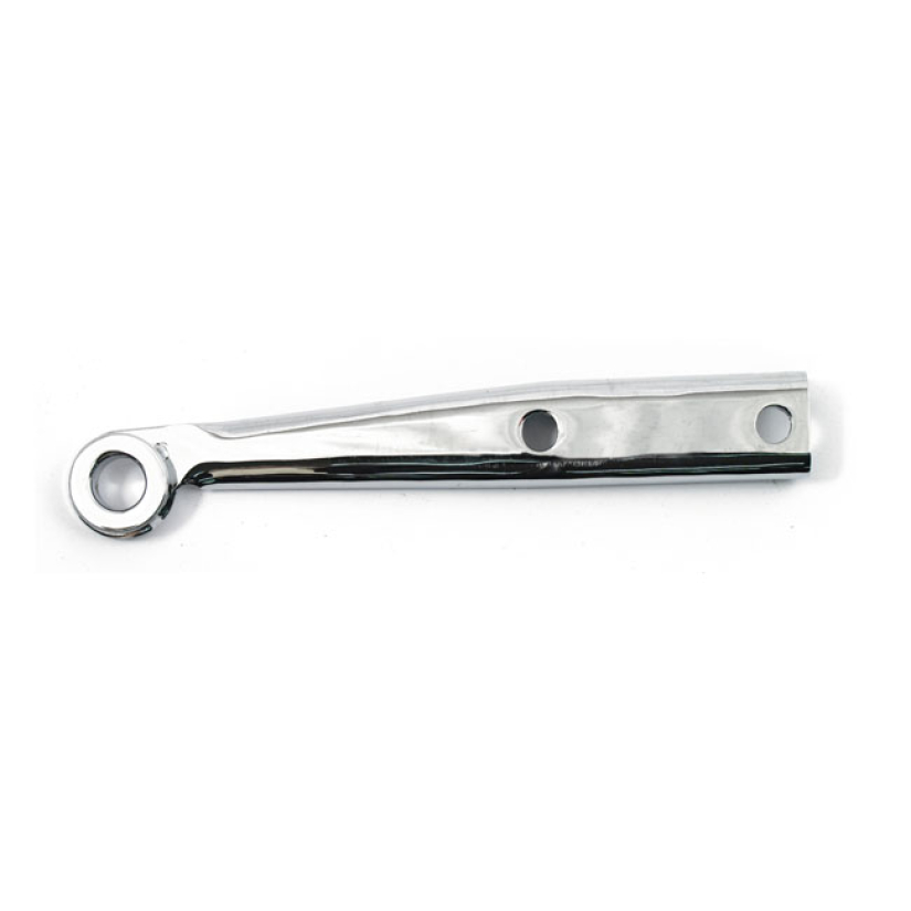 REAR MASTER CYLINDER SUPPORT BRACKET. CHROME STEEL STIFFENER BRACKET F 934909
