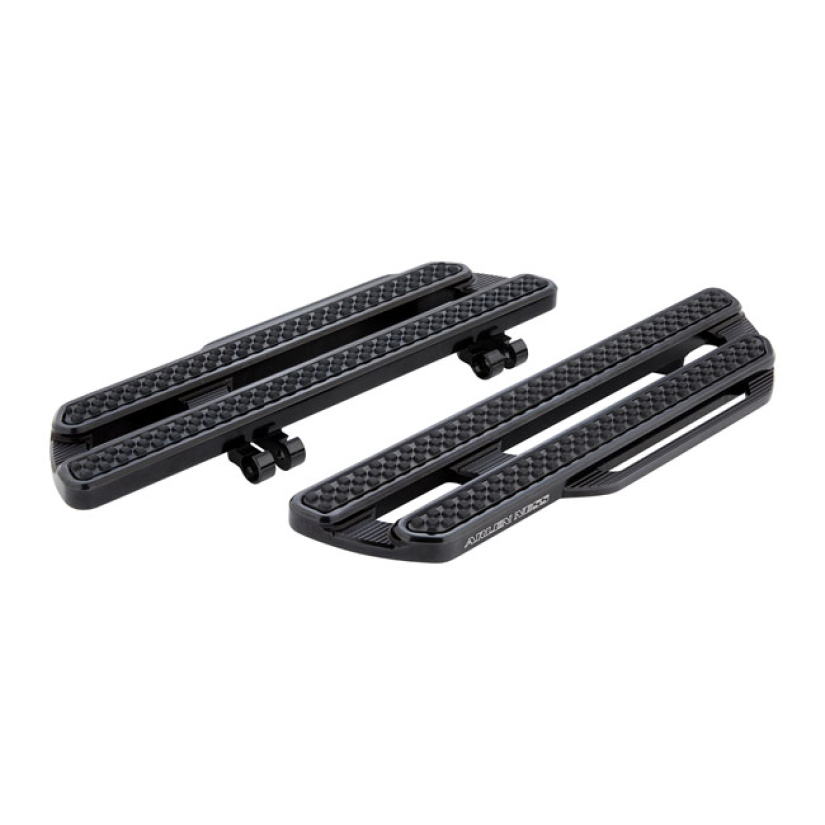 ARLEN NESS, METHOD RIDER FLOORBOARDS. ALL BLACK BLACK ANODIZED FINISH 936633