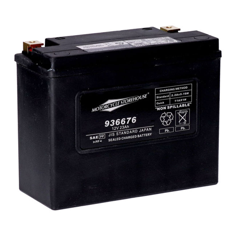 MCS, STANDARD SERIES - AGM SEALED BATTERY. 12V, 23AH. 360CCA 12 VOLT; 936676