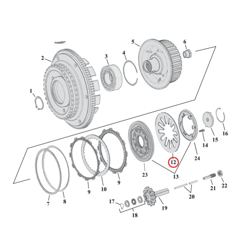 BARNETT, DIAPHRAGM CLUTCH SPRING. STANDARD DUTY DIRECT STANDARD DUTY R 937727