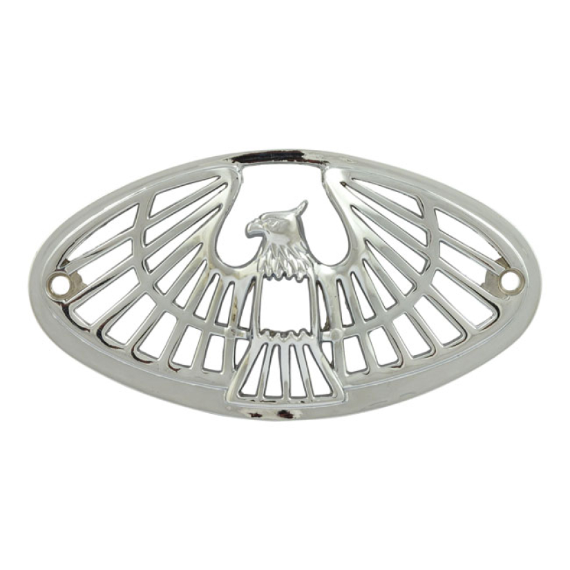 CATEYE TAILLIGHT GRILL. EAGLE, CHROME CHROME PLATED STEEL TAILLIGHT GR 940295