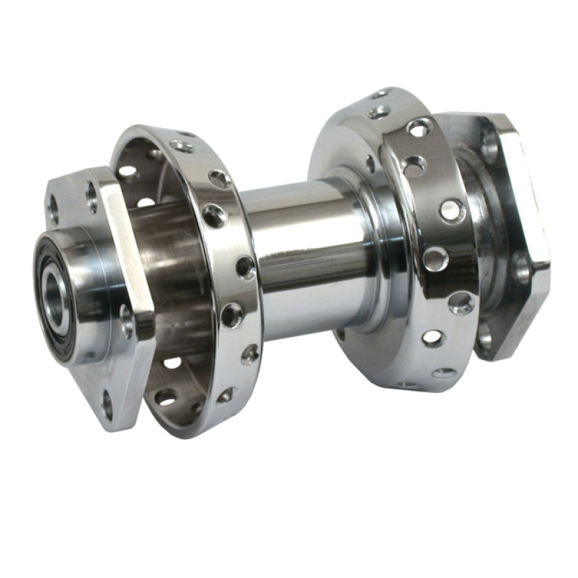 CHROME DUAL FLANGE HUB ASSY, REAR 940305