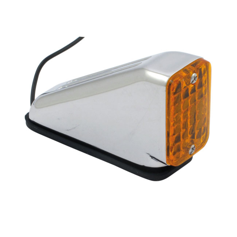 WEDGE, MARKER LIGHT. AMBER LENS ''- 12-VOLT - SINGLE FILEMENT (SINGLE 940330
