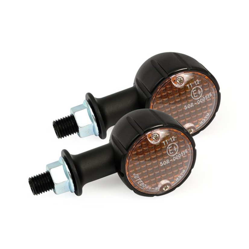 ARIZONA, HALOGEN TURN SIGNALS. BLACK. 20MM STEM - BLACK HOUSING  - 20M 940844