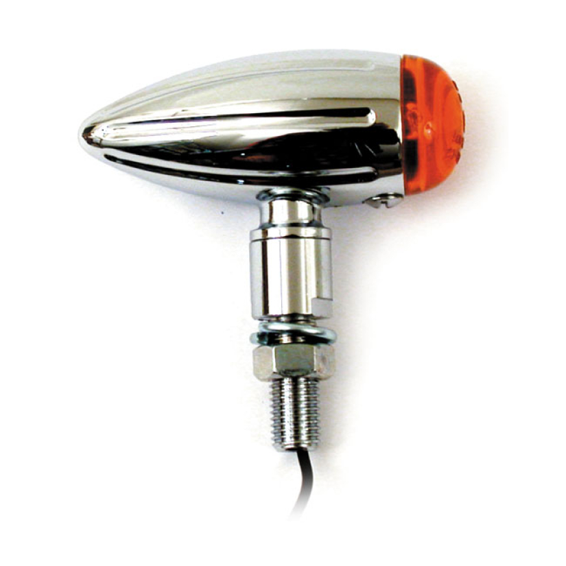 MICRO BULLET TURN SIGNALS, CHR. GROOVED 940901
