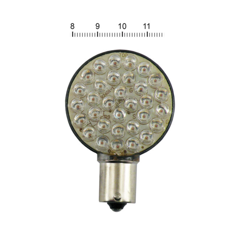 'LOLLIPOP' FLAT LED TURN SIGNAL BULB. AMBER 941107