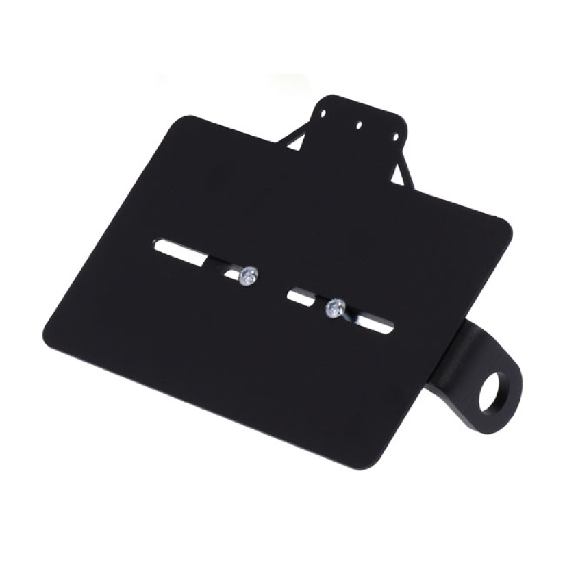WESTLAND CUSTOMS, SIDE MOUNT LICENSE PLATE BRACKET FRANCE BLACK. FOR F 941561