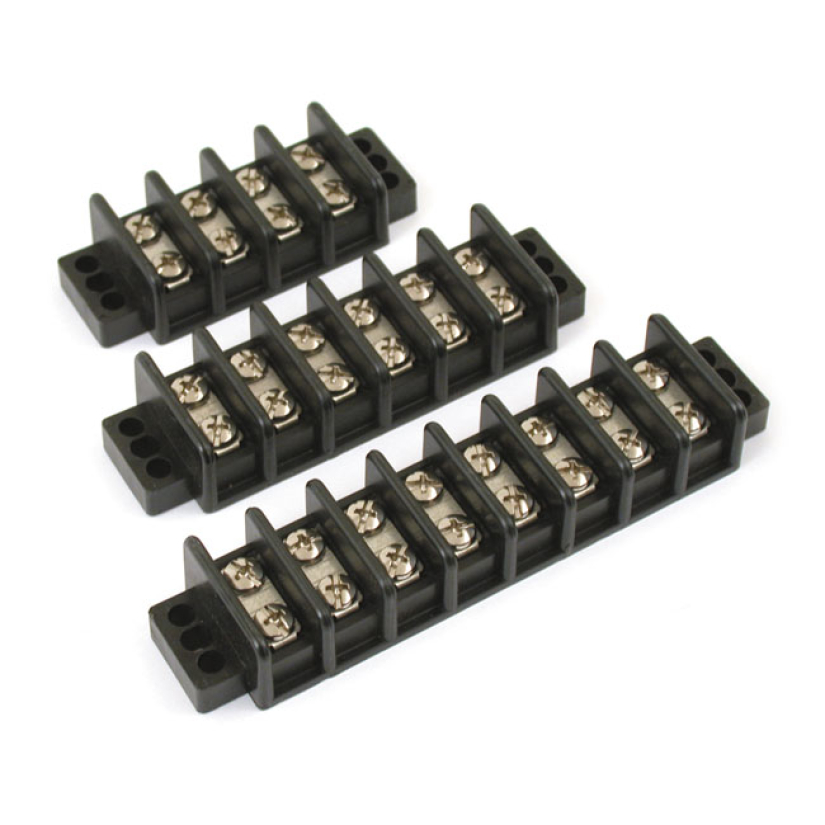 STANDARD CO., CONNECTION BLOCK. 4-WIRE 4 CONNECTORS; 8CM LONG. OVERALL 942080