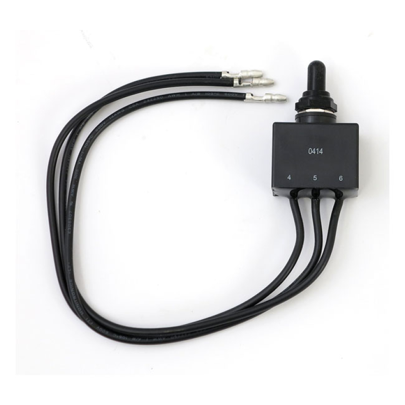 TOGGLE SWITCH, ON-OFF-ON. 25A, 6/12V. WEATHERPROOF WITH WEATHERPROOF A 942103