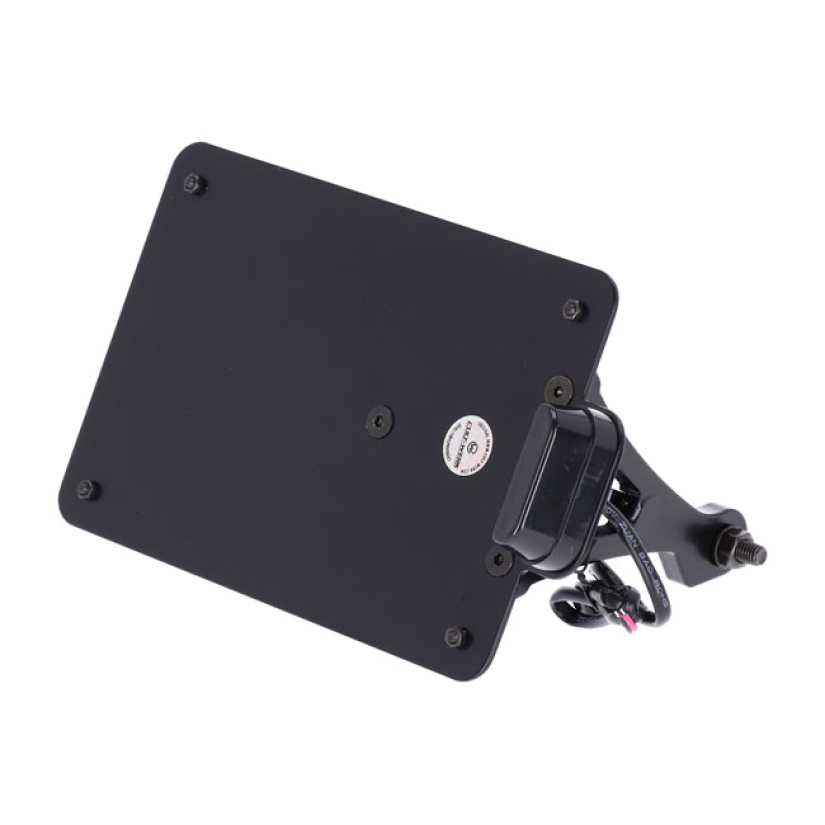 CULT-WERK, SIDE MOUNT LICENSE PLATE BRACKET, BLACK. NL NETHERLANDS. FO 942213