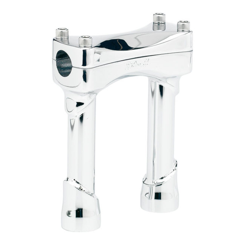 BILTWELL MURDOCK RISERS 6" CHROME CHROME PLATED. THIS COMES WITH APPRO 942899