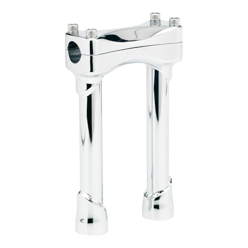 BILTWELL MURDOCK RISERS 8" CHROME CHROME PLATED. THIS COMES WITH APPRO 942901