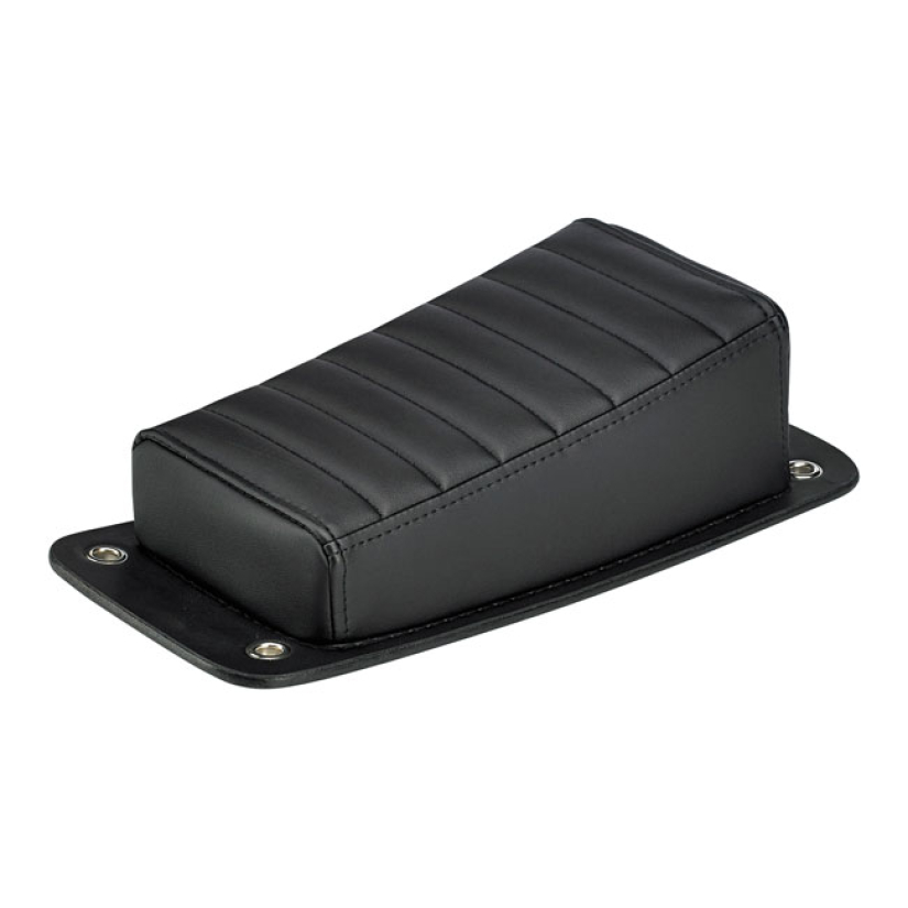 BILTWELL, HARLOT PILLION PAD. BLACK, TUCK ''N ROLL 942905