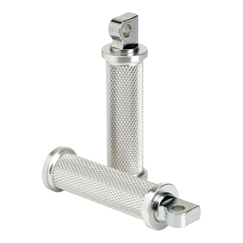 BILTWELL ROCKER FOOTPEGS CLASSIC. SILVER 942929