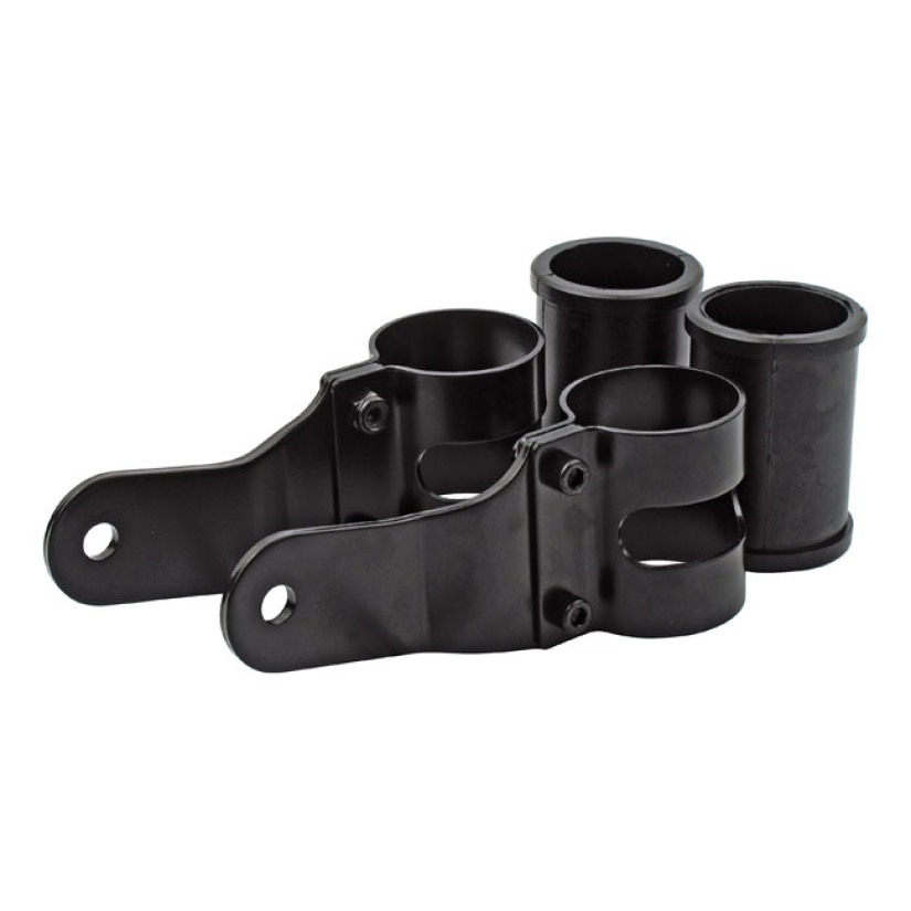 UNI-BASIC HEADLAMP BRACKET ASSEMBLY. BLACK. 38-42MM UNIVERSAL FORK TUB 943220